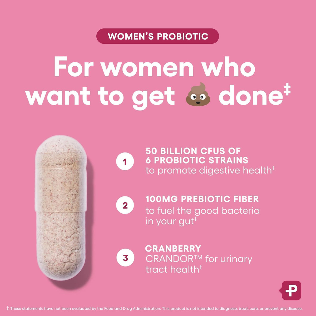 Physician's CHOICE Probiotics for Women 50 Billion CFU-Made in USA