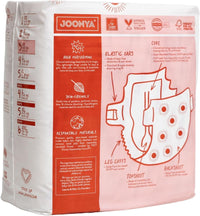 Joonya Baby Nappies, Size 2 S (3-6 kg) - 1 Bag of 30 - Non Toxic, Eco-Friendly, High Absorbency, Overnight Use, Ultra Slim & Soft - Made in Denmark