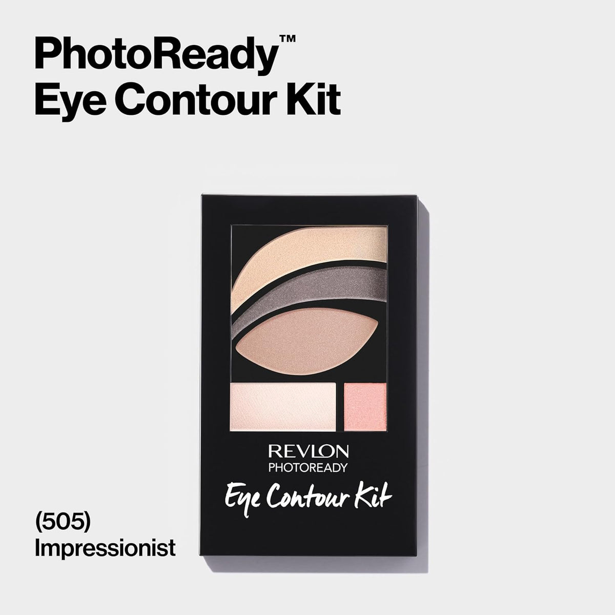 Revlon Eyeshadow Paette, PhotoReady Eye Makeup, Creamy Pigmented in Blendable Matte & Shimmer Finishes 505 Impressionist, 0.01 Oz