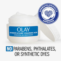 Olay Hylauronic Acid Face Mousturizer, Plump & Hydrate, Fragrance-Free