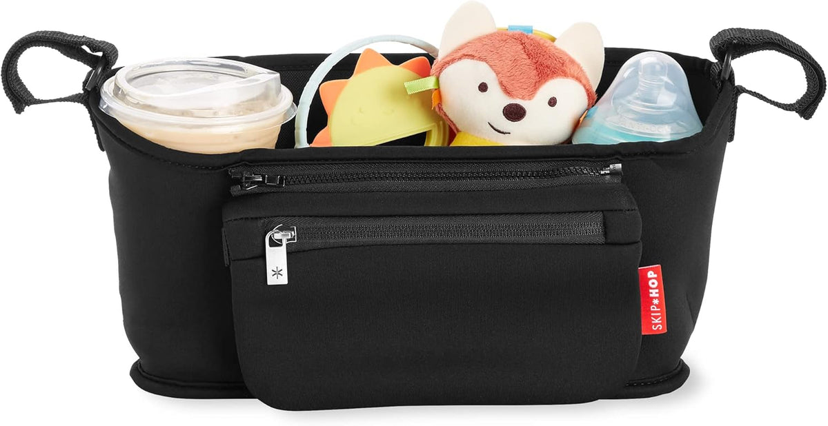Skip Hop Stroller Organizer with Cup Holders, Grab & Go, Black
