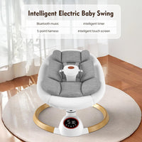 Baby Swings for Infants, Electric Baby Swing with 5 Speeds and Preset Lullabies, USA Product