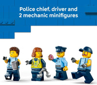 LEGO® City Custom Police Car Garage 60457 Toy Set for Real-Life Heroes Aged 6 and Up
