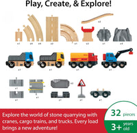 BRIO - Rail & Road Loading Set 32 Pieces