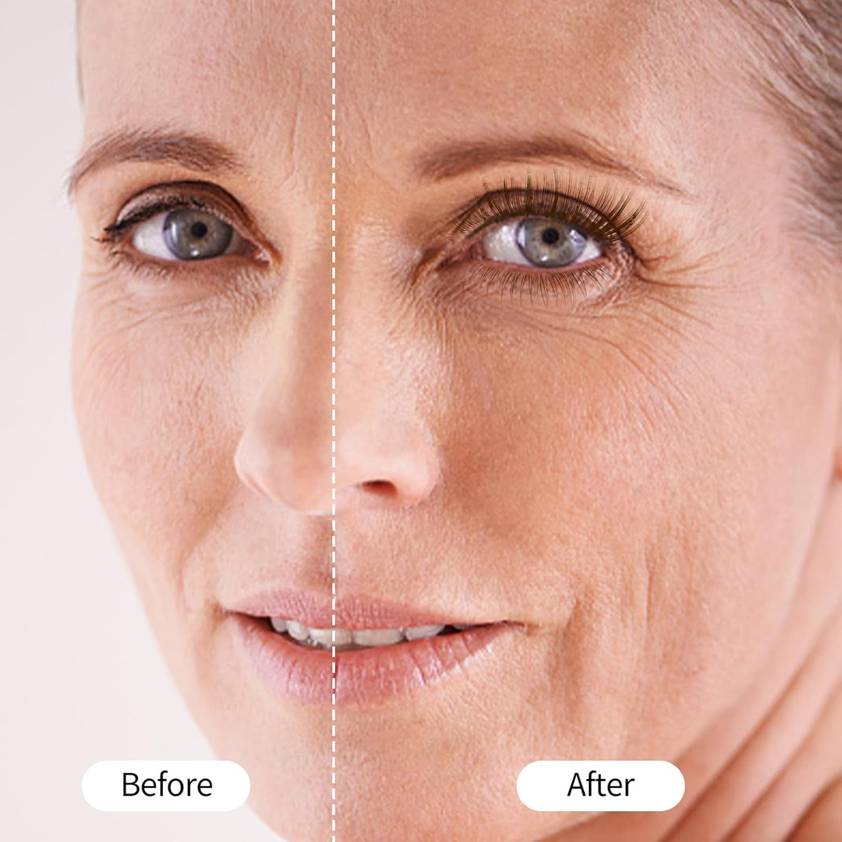 Erinde Brown Mascara for Older Women 60 Plus, Extreme Length and Volume Waterproof Mascara, Hypoallergenic Mascara For Sensitive Eyes