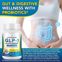 SXOSXO GLP-1 Supplement – Appetite Control Formula with Synbiotics - Prebiotic and Probiotic for Women & Men,90 Capsules