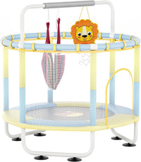 Advwin Kids Trampoline, Indoor Outdoor Rebounder w/Safety Enclosure Net