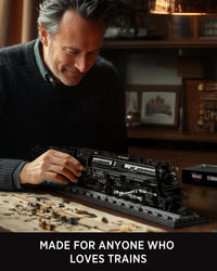 Nifeliz 1225 Locomotive Building Set, Classic Steam Train Model Toy for Adult Collectors, Display and Gift Giving (1,587 PCS, NF10323)