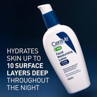 CeraVe PM Facial Moisturizing Lotion, Night Cream with Hyaluronic Acid and Niacinamide