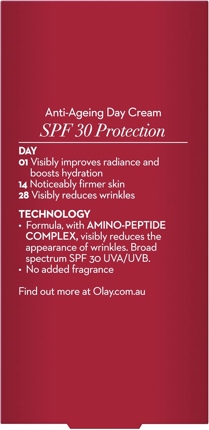 Olay Regenerist Micro-Sculpting Face Cream Moisturiser Spf 30 50g