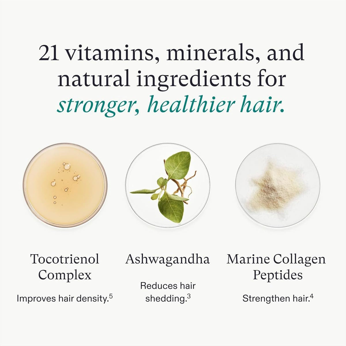 Nutrafol Women's Hair Growth Supplements and Hair Serum, Ages 18-44, Clinically Tested for Visible Thickness and Strength - 1 Month Supply, 1.7 Fl Oz Bottle