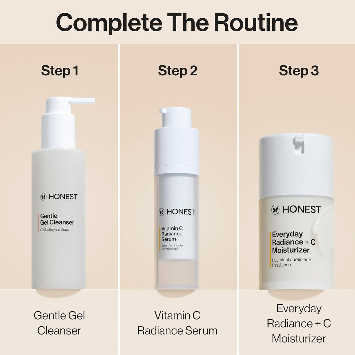 Honest Beauty Everyday Radiance Vitamin C Moisturizer | Improves Skin Tone | Vitamin C, Niacinamide, Pearl | EWG Verified, Vegan + Cruelty Free | 1.7 fl oz