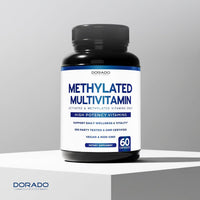Methylated Multivitamin (Methylated and Activated Vitamins Only - Methylated B Complex with Trimethylglycine (TMG)  - USA Made - 60 Capsules