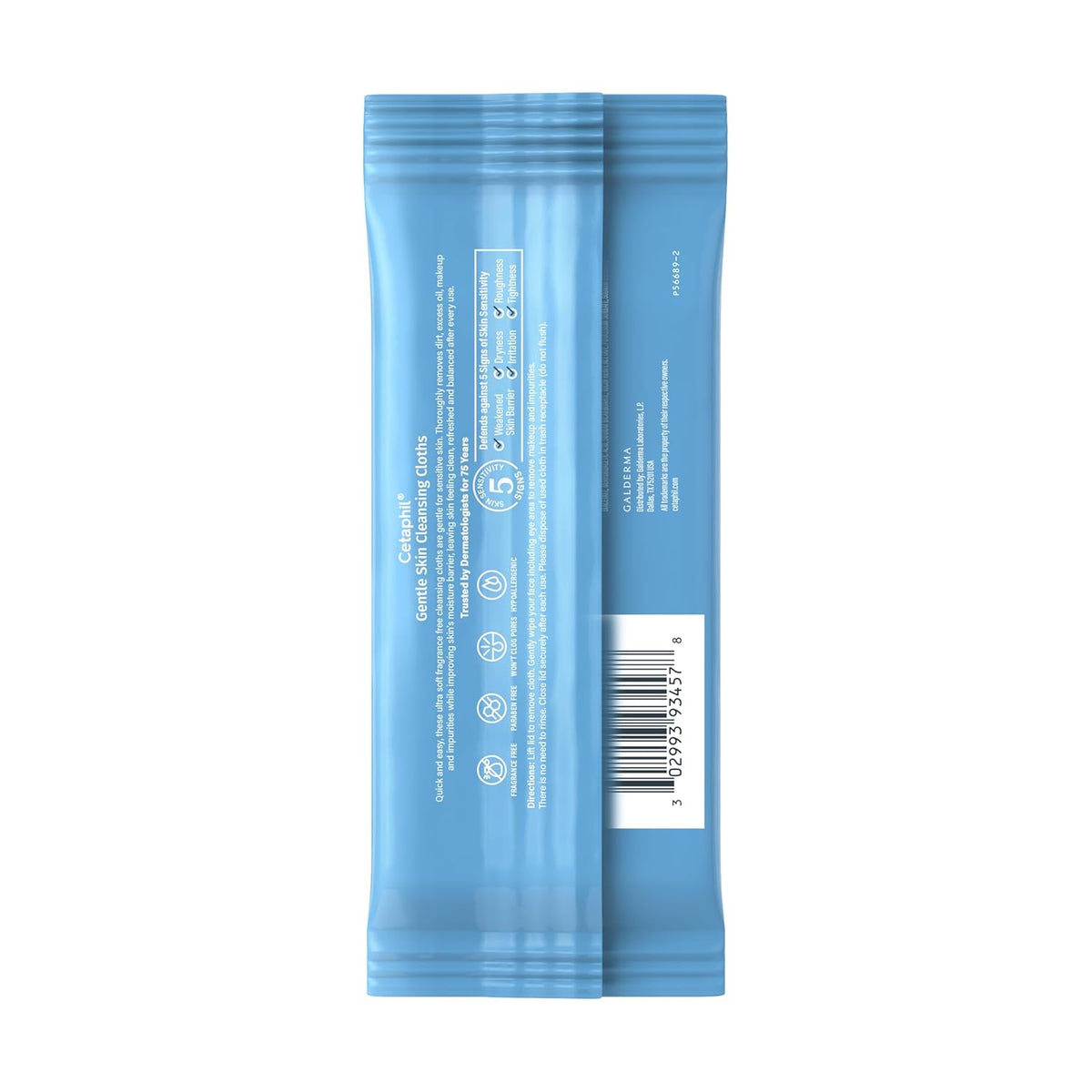 Cetaphil Face And Body Wipes, Gentle Skin Cleansing Cloths, For Dry, Sensitive Skin,(Pack of 12)
