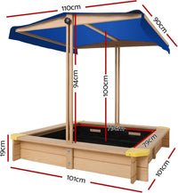 Keezi Kids Sandpit, Wooden Water Table Sand Pit