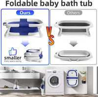 Baby Bath Tub Foldable Bathtub| Blue and White