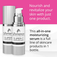 Vibriance Super C Serum for Mature Skin, Made in USA.Targets Age Spots, Wrinkles, 1 fl oz - Pack of 2