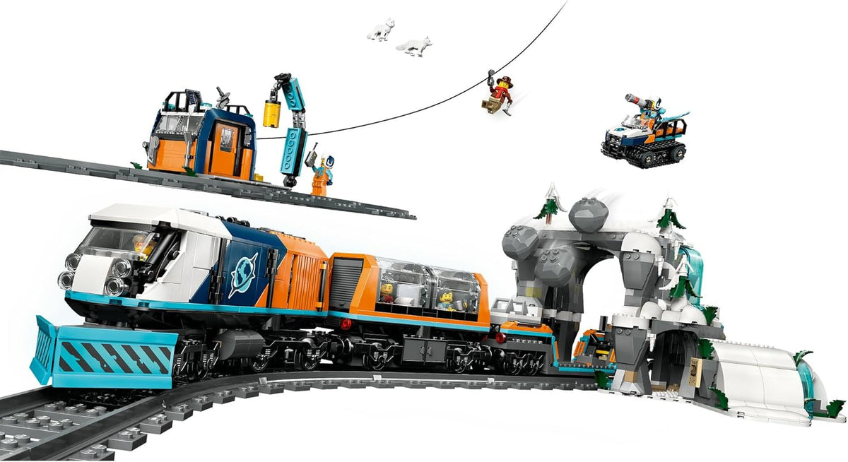 LEGO® City Explorers’ Arctic Polar Express Train 60470 Set for Fans of STEM Toys and Pretend Play Aged 7 and Up