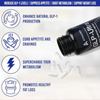 GLP Ultra GLP-1 Appetite Suppressant Diet Weight Loss Pills