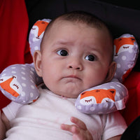 Liyic Baby Travel Pillow, Infant Head and Neck Support Pillow for Car Seat, for 0-2 Years Old Baby