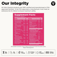 Vital Vitamins Women's Multivitamin Complex with Collagen & Hyaluronic Acid |  60 Capsules