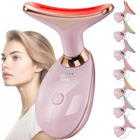 Facial Massager Red-Light-Therapy-for-Face and Neck, Face 𝖲 culpting Wand with 7 Color