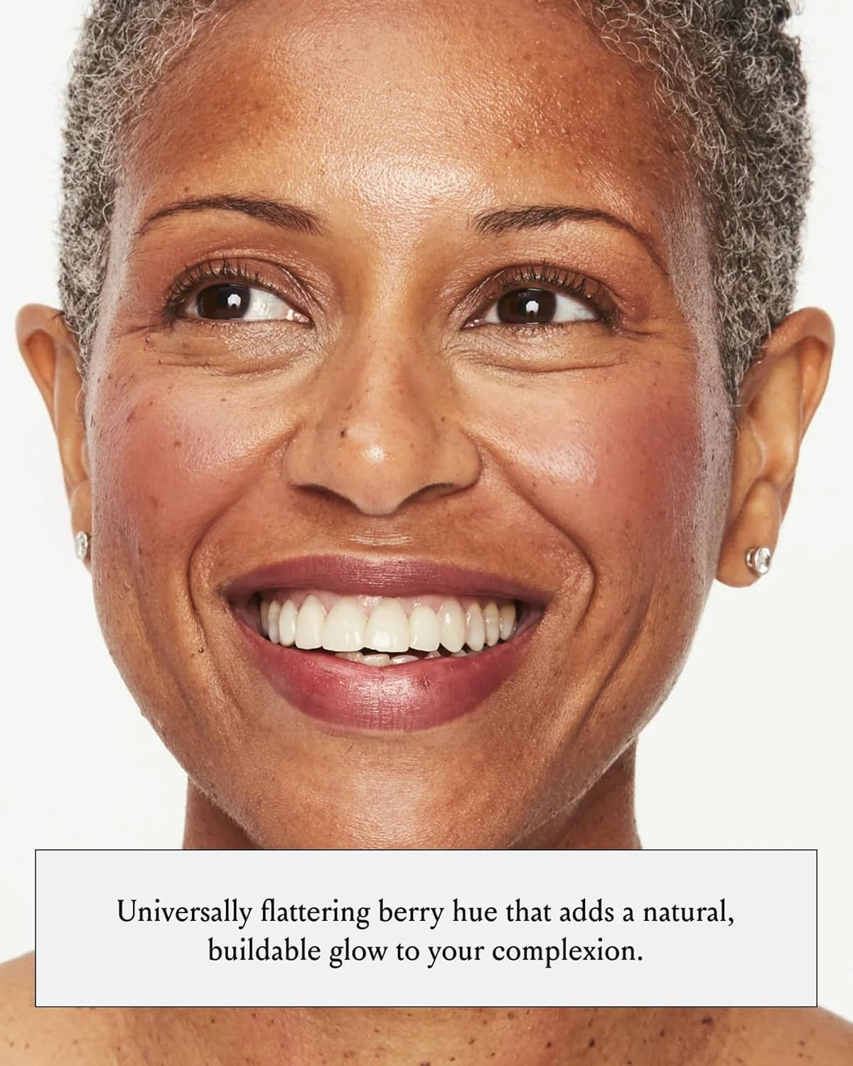 Boomstick Color ™ All-in-One Cream Blush for Cheeks, Eyes & Lips, Long Wearing, Blendable Makeup Blush Stick for Mature Skin-Color Berry