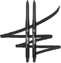 Revlon Pencil Eyeliner, ColorStay Eye Makeup with Built-in Sharpener, Waterproof, Smudge-proof, Longwearing with Ultra-Fine Tip, 201 Black, 2 Pack