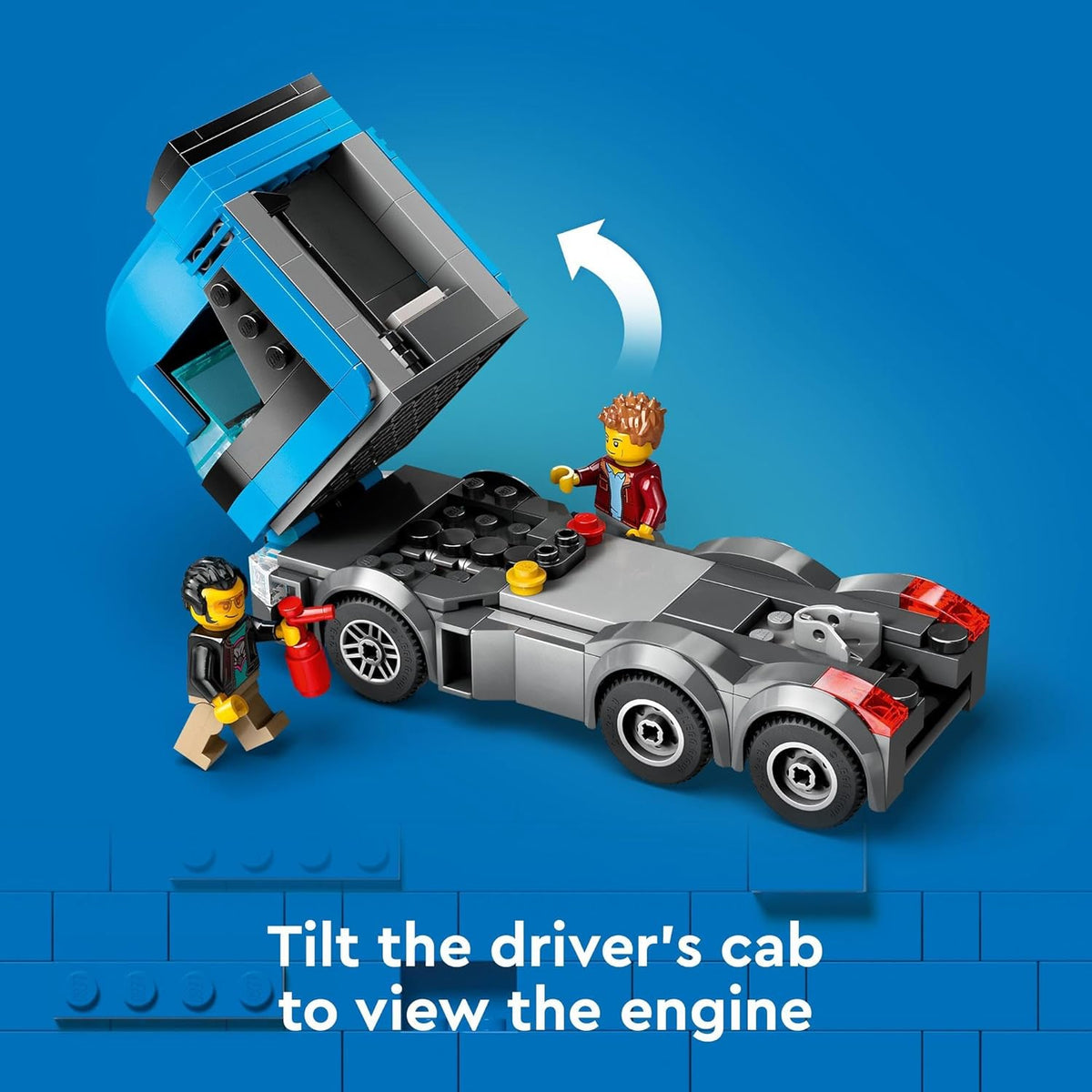 LEGO City Car Transporter Truck with Sports Cars Construction Set, 4 Vehicle Kids Toys for 7 Plus Year