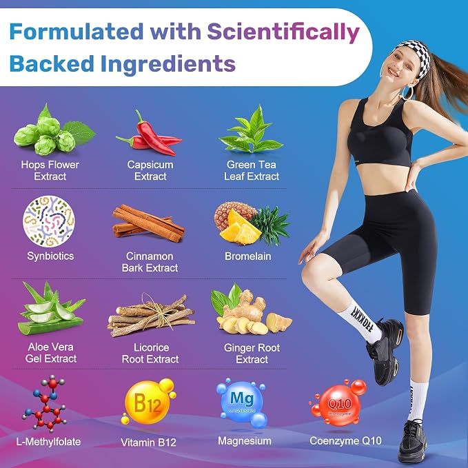 GLP-1 Supplement for Energy Gut Health, Hunger & Metabolism Support, 150pcs
