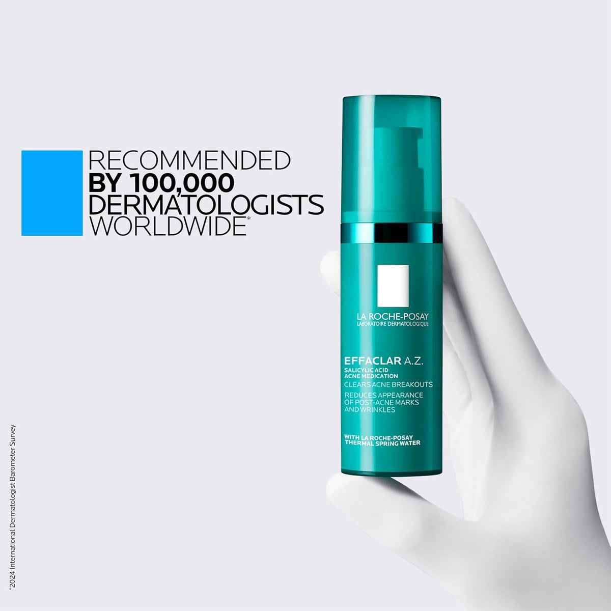 La Roche-Posay Effaclar A.Z. Acne Face Gel with Azelaic Acid, 1.35oz