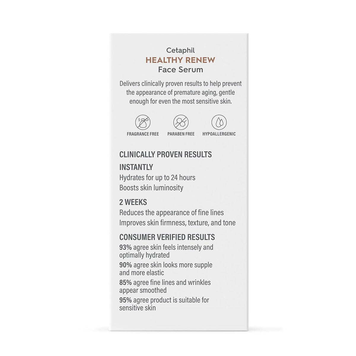 Cetaphil Healthy Renew Anti-Aging Face Serum, Peptides, Retinol-Free, 1oz |