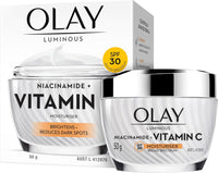 Olay Luminous Niacinamide + Vitamin C SPF 30 Brightening Moisturiser, 50 g