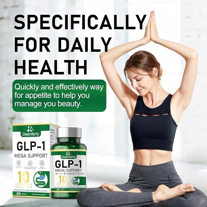 GLP-1 Supplement with Berberine, 11-in-1 Probiotic Blend for Men & Women