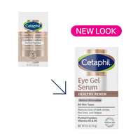 Cetaphil Healthy Renew Hydrating Eye Gel Serum 0.5 Oz, 24Hr Under Eye Cream for Anti Aging