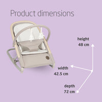 Maxi-Cosi Kori, 2-in-1 Ergonomic Baby Bouncer Chair with Toy Arch, 0-2 Years