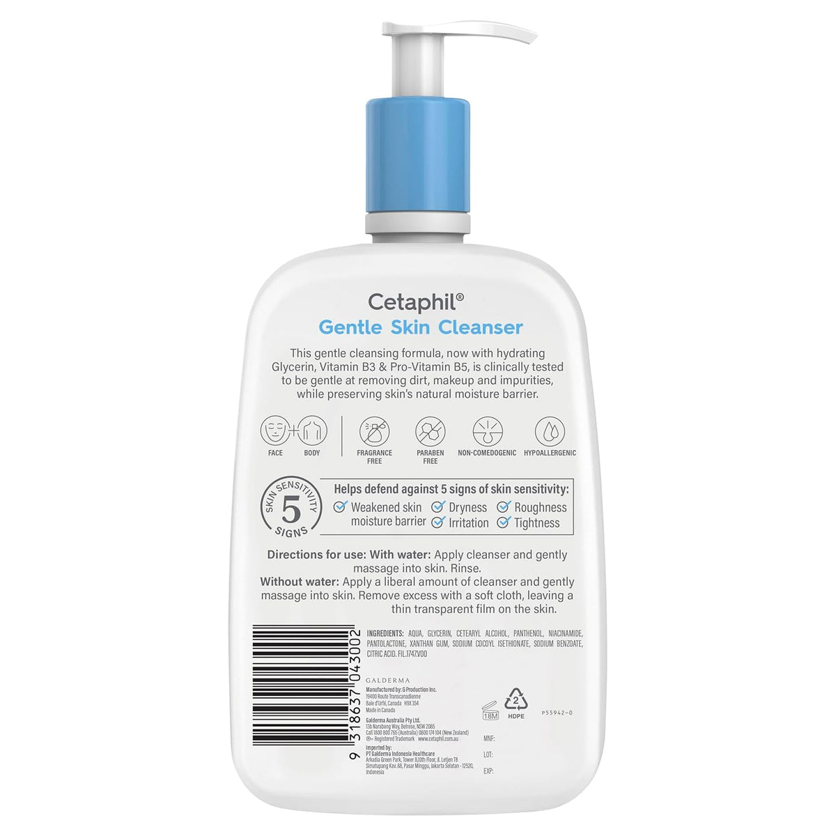 Cetaphil Gentle Skin Cleanser - 33.80 Ounce
