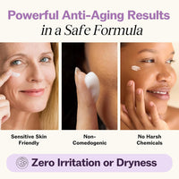 LilyAna Naturals Eye Cream for Dark Circles and Puffiness, Under Eye Cream for Wrinkles and Bags, Anti Aging Cream helps Improve Dryness; for Sensitive Skin 0.5 oz