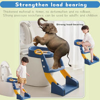 New 2 in 1 Upgraded Premium Toddler Toilet Seat for Potty Training | (Blue)