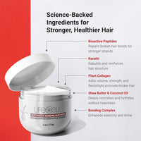 LifeCell Repairing Hair Mask – Restorative Bonding Treatment with Bioactive Peptides, Keratin, Plant Collagen, Shea Butter & Coconut Oil – Deep Nourishment & Strength for All Hair Types