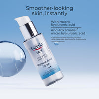 Eucerin Immersive Hydration Smoothing Face Serum, Ultra-Lightweight Hyaluronic Acid Serum Reduces the Look of Fine Lines and Wrinkles, Holiday Gifts for Self Care, 1 Fl Oz Bottle