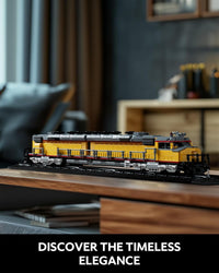 Nifeliz DDA40X Diesel Locomotive Building Set with Base, Train Building Toy Model for Adult Train Lovers, Ideal for Home Décor, Collectible Gifts (1603 PCS, NF10296)