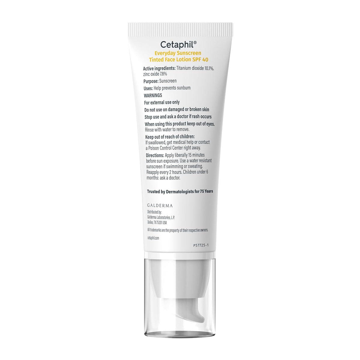 Cetaphil Tinted Mineral Face Sunscreen, SPF 40, Sensitive Skin, 1.7 fl oz |