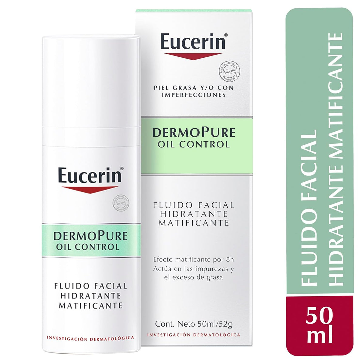 Eucerin Dermopure Oil Control Matifying And Moisturizing Fluid 50ml