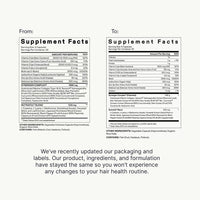 Nutrafol Women's Hair Growth Supplements and Hair Serum, Ages 18-44, Clinically Tested for Visible Thickness and Strength - 1 Month Supply, 1.7 Fl Oz Bottle
