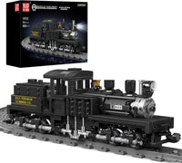 Mould King Shay Steam Locomotive Train Building Kit with Light, RC Train Model Set with Tracks, Display Model Toy for Adults (880 PCS)