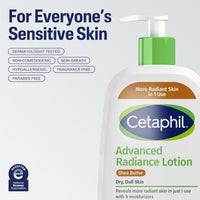 Cetaphil Advanced Radiance Body Lotion, Dry, Sensitive Skin, 20 oz