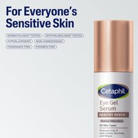 Cetaphil Healthy Renew Hydrating Eye Gel Serum 0.5 Oz, 24Hr Under Eye Cream for Anti Aging