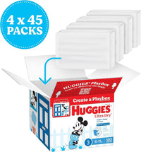 Huggies Ultra Dry Nappies Boys Size 3 (6-11kg) 180 Count