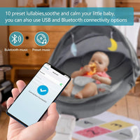 Baby Swing for Infants,Comfort Cradling Baby Rocker Portable Newborn Swing-USA Product
